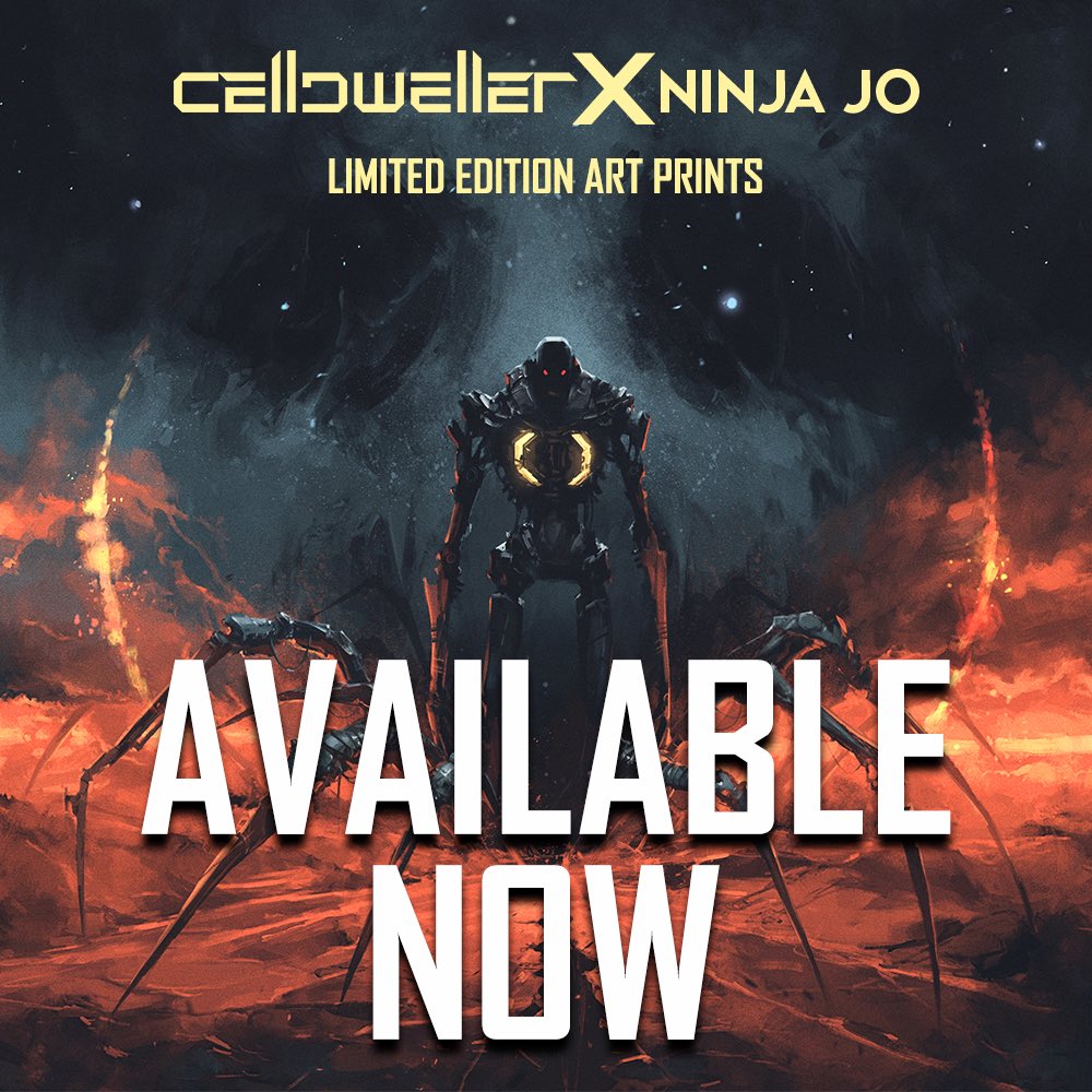 Celldweller x Ninja Jo limited edition art prints